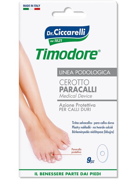 CEROTTO PARACALLO SAGOMATO PER CALLI DURI APPLICARE SU FORMAZIONI CORNEE DURE IGIENEPIEDE 9 PEZZI