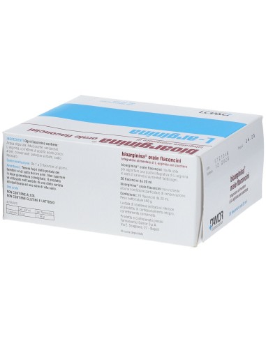 BIOARGININA ORALE 20 FLACONCINI 20 ML
