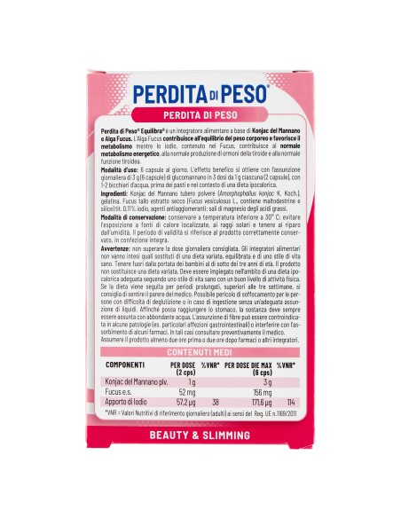 PERDITA DI PESO 60 CAPSULE