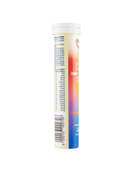 PIU' VITAMINE E MINERALI GUSTO LEMON LIME 20 COMPRESSE EFFERFESCENTI