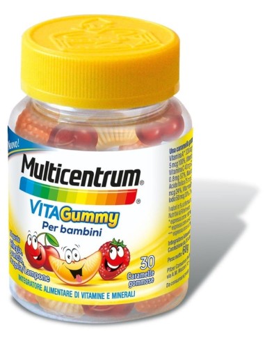MULTICENTRUM VITAGUMMY 30 CARAMELLE GOMMOSE