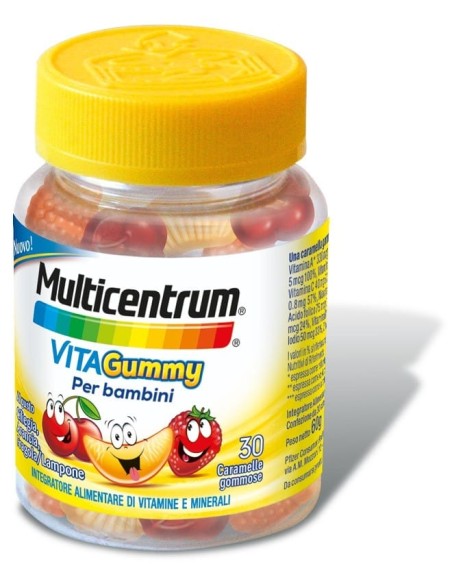 MULTICENTRUM VITAGUMMY 30 CARAMELLE GOMMOSE