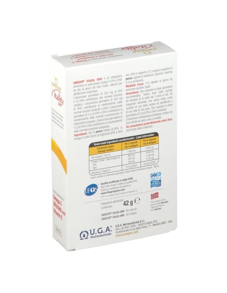 OMEGOR VITALITY 500 60 CAPSULE