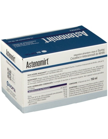ASTENOMIRT 15 FLACONCINI 10 ML