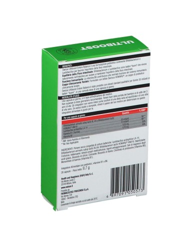 SWISSE ULTIBOOST ENTERO BALANCE 20 CAPSULE
