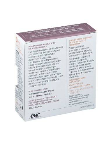 DERMOVITAMINA MICOBLOCK 3 IN 1 TRATTA E COLORA SOLUZIONE UNGUEALE 7 ML + SMALTO IDRATANTE TRASPIRANTE 5 ML