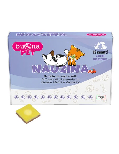 NAUZINA CEROTTO DIFFUSORE CANI GATTI 12 PEZZI