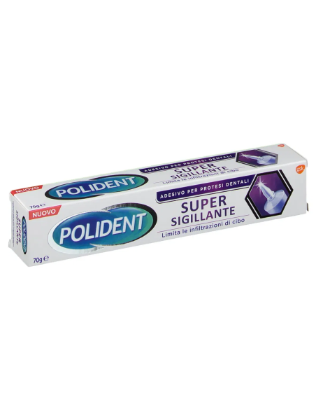 POLIDENT SUPER TENUTA+SIGILLANTE ADESIVO PROTESI DENTALE 70 G