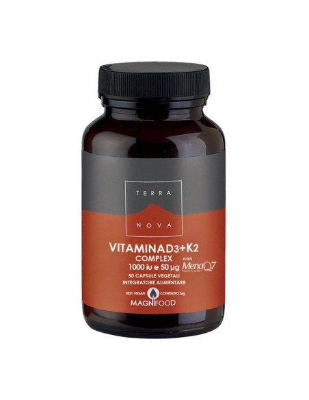TERRANOVA VITAMINA D3 + K2 50 CAPSULE