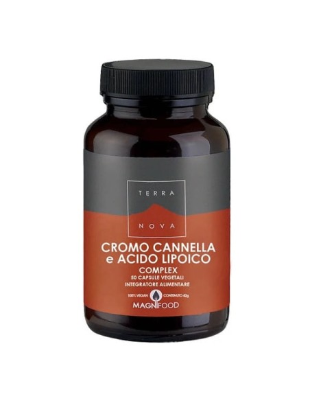 TERRANOVA CROMO/CANNELLA/ACIDO LIPOICO COMPLEX 50 CAPSULE