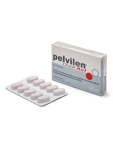 PELVILEN DUAL ACT 20 COMPRESSE
