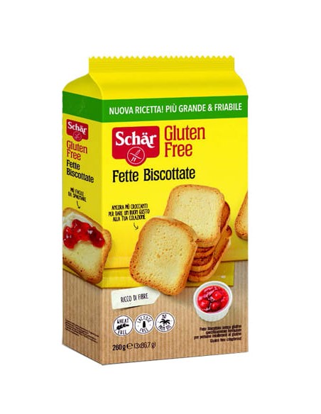 SCHAR FETTE BISCOTTATE 3 PORZIONI DA 86,7 G