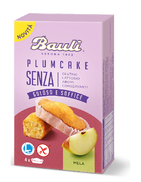 BAULI FREE PLUMCAKE MELA 4 PEZZI DA 33 G