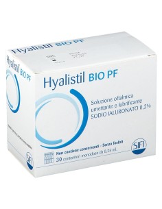 HYALISTIL BIO PF SOLUZIONE OFTALMICA PHOSPHATE FREE MONODOSE A BASE DI ACIDO IALURONICO 0,2% 30 FLACONCINI 0,25 ML