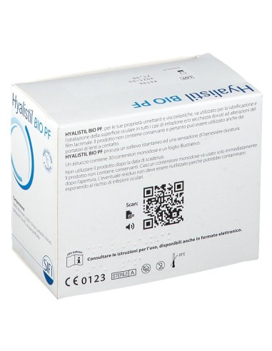 HYALISTIL BIO PF SOLUZIONE OFTALMICA PHOSPHATE FREE MONODOSE A BASE DI ACIDO IALURONICO 0,2% 30 FLACONCINI 0,25 ML