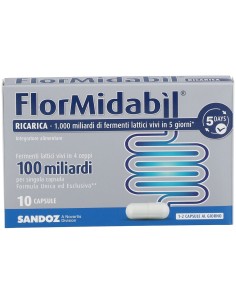 FLORMIDABIL RICARICA 10 CAPSULE 2