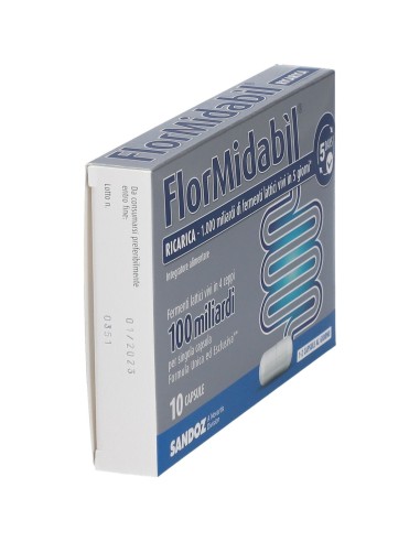 FLORMIDABIL RICARICA 10 CAPSULE