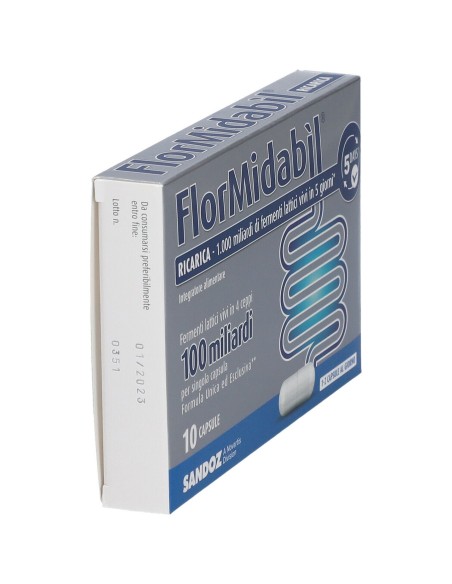 FLORMIDABIL RICARICA 10 CAPSULE