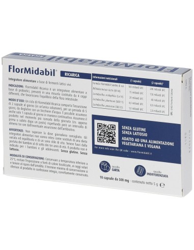 FLORMIDABIL RICARICA 10 CAPSULE