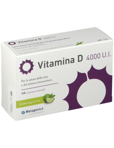 VITAMINA D 4000UI 168 COMPRESSE MASTICABILI