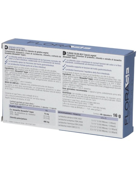 FLORASE COLON HELP 40 CAPSULE