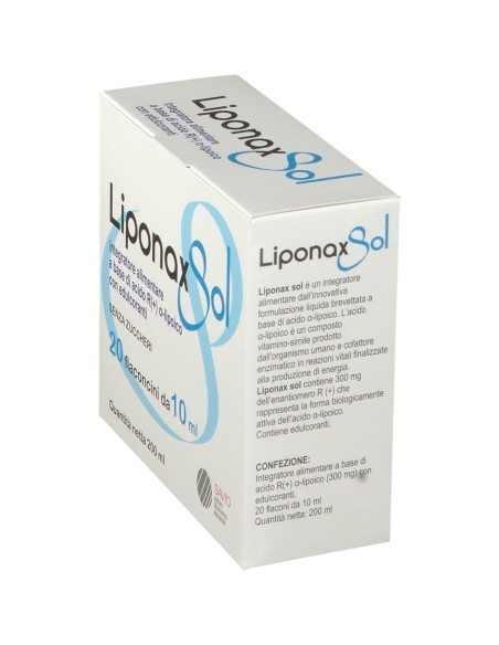 LIPONAX SOLUZIONE 20 FLACONCINI 10 ML