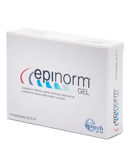 EPINORM GEL TRATTAMENTO LESIONI CUTANEE DA EPISIOTOMIA 5 MONODOSE 3 ML