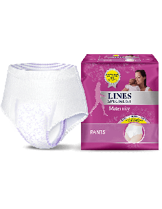 LINES SPECIALIST MATERNITY MUTANDINA ASSORBENTE PER PERDITE POST PARTO MISURA MEDIUM 12 PEZZI