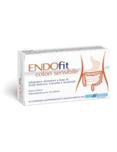 ENDOFIT COLON SENSIBILE 30 COMPRESSE GASTRORESISTENTI A RILASCIO MODIFICATO