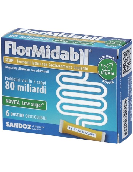 FLORMIDABIL STOP 6 BUSTINE CON STEVIA