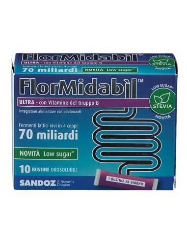 FLORMIDABIL ULTRA 10 BUSTINE CON STEVIA