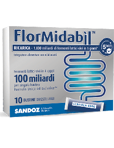 FLORMIDABIL RICARICA 10 BUSTINE CON STEVIA