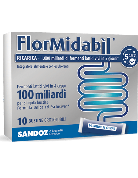 FLORMIDABIL RICARICA 10 BUSTINE CON STEVIA