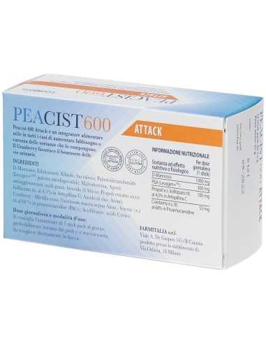 PEACIST 600 ATTACK 14 STICK PACK OROSOLUBILI