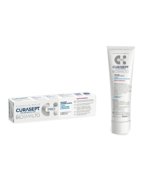 CURASEPT BIOSMALTO MOUSSE CARIE FRAGOLA 50 ML