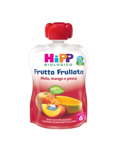 HIPP BIO FRUTTA FRULLATA MELA/MANGO/PESCA 90 G