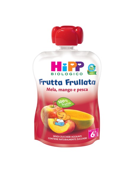HIPP BIO FRUTTA FRULLATA MELA/MANGO/PESCA 90 G