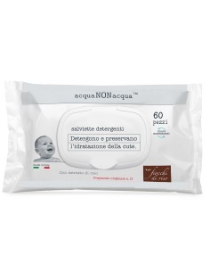 FIOCCHI DI RISO ACQUA NON ACQUA SENZA PROFUMO 60 SALVIETTE