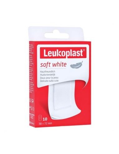 LEUKOPLAST SOFT WHITE 72 X 38 CM 10 PEZZI