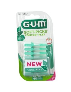 GUM SOFT PICK COMFORT FLEX COOL MINT REGULAR SCOVOLINI 40 PEZZI