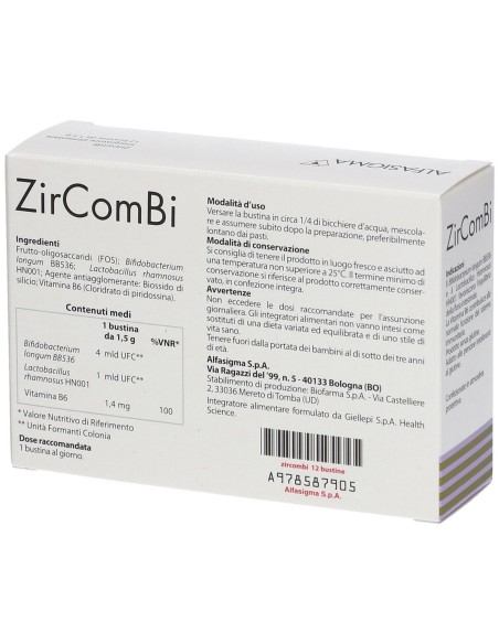 ZIRCOMBI 12 BUSTINE