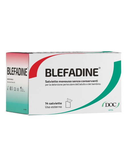 BLEFADINE 14 SALVIETTE MONOUSO PER DETERSIONE PERIOCULARE