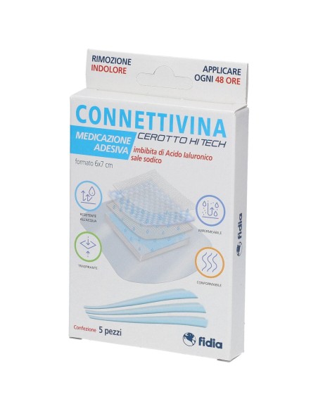 CEROTTO CONNETTIVINA HITECH 6 X 7 CM 5 PEZZI