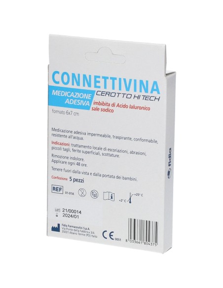 CEROTTO CONNETTIVINA HITECH 6 X 7 CM 5 PEZZI