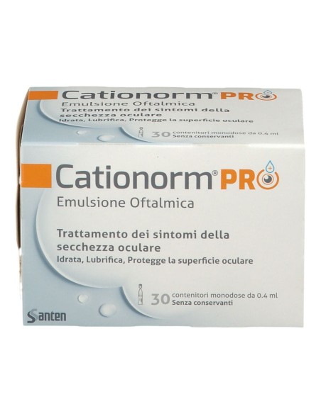 CATIONORM PRO UD 30 FLACONCINI MONODOSE DA 0,4 ML