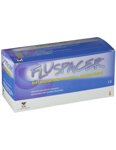 FLUSPACER DISTANZIATORE AEROSOL TRASPARENTE 310 ML CON MASCHERINA IN GOMMA TERMOPLASTICA FLESSIBILE