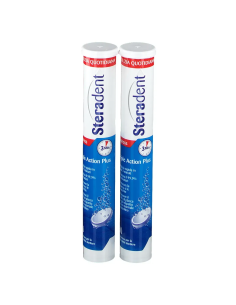STERADENT TRIPLE ACTION PLUS 60 COMPRESSE PULENTI