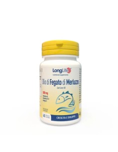 LONGLIFE OLIO FEGATO MERLUZZO 500 MG 60 PERLE IN GELATINA