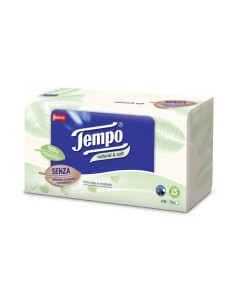 Tempo Natural&Soft Box di fazzoletti 70 pezzi