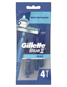 GILLETTE BLUE II USA&GETTA PLUS 4 PEZZI